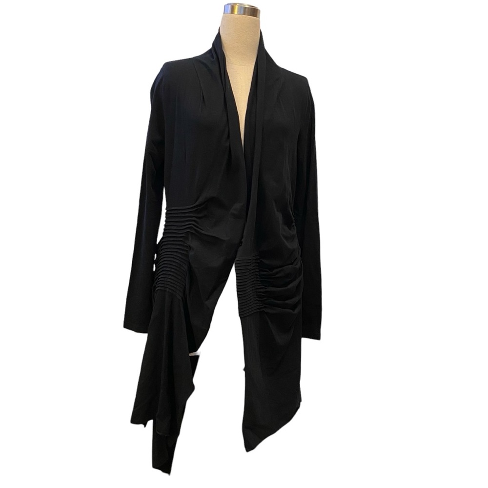 Jersey knit cardigan jacket